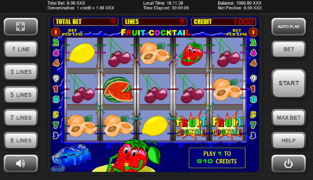 fruit cocktail slot